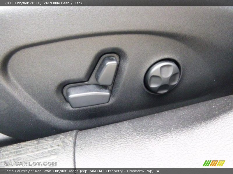 Vivid Blue Pearl / Black 2015 Chrysler 200 C