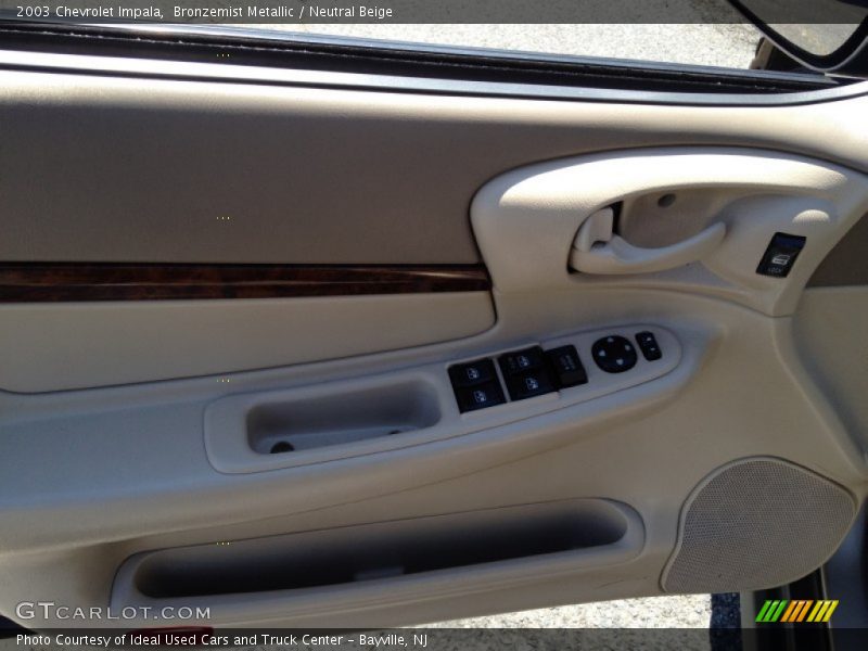Bronzemist Metallic / Neutral Beige 2003 Chevrolet Impala