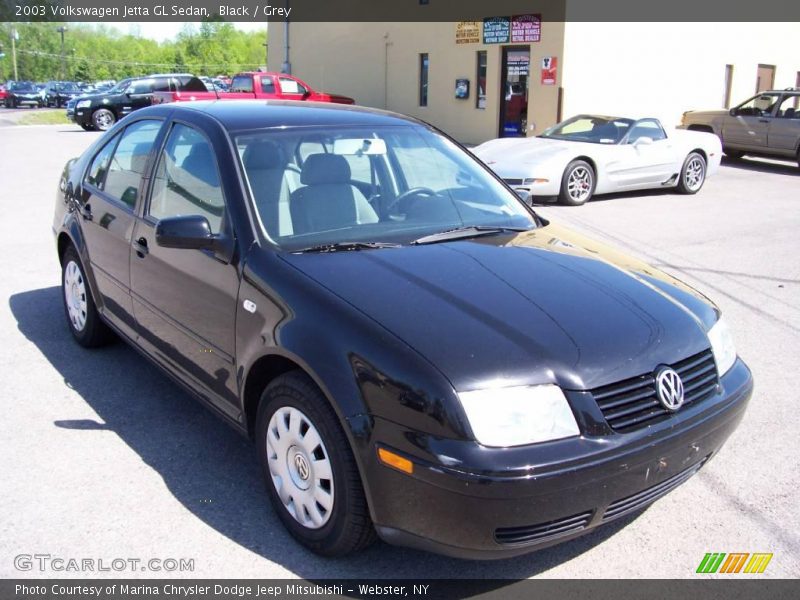 Black / Grey 2003 Volkswagen Jetta GL Sedan