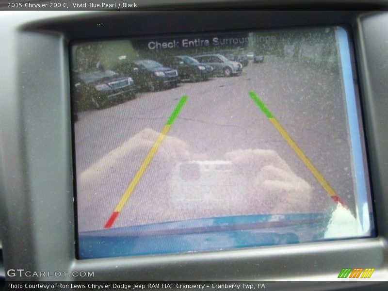 Vivid Blue Pearl / Black 2015 Chrysler 200 C