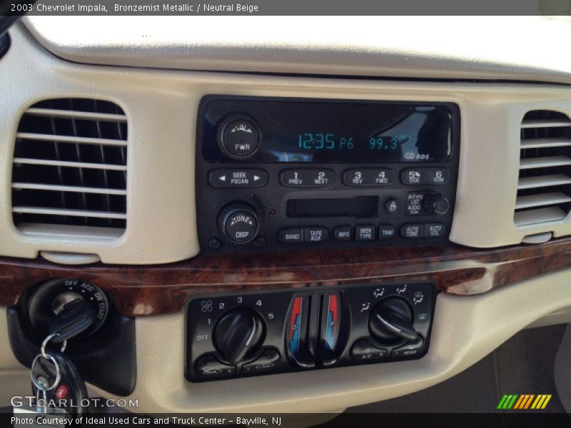 Bronzemist Metallic / Neutral Beige 2003 Chevrolet Impala