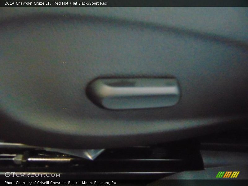 Red Hot / Jet Black/Sport Red 2014 Chevrolet Cruze LT