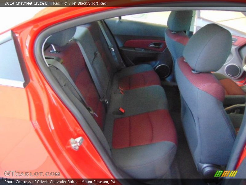 Red Hot / Jet Black/Sport Red 2014 Chevrolet Cruze LT