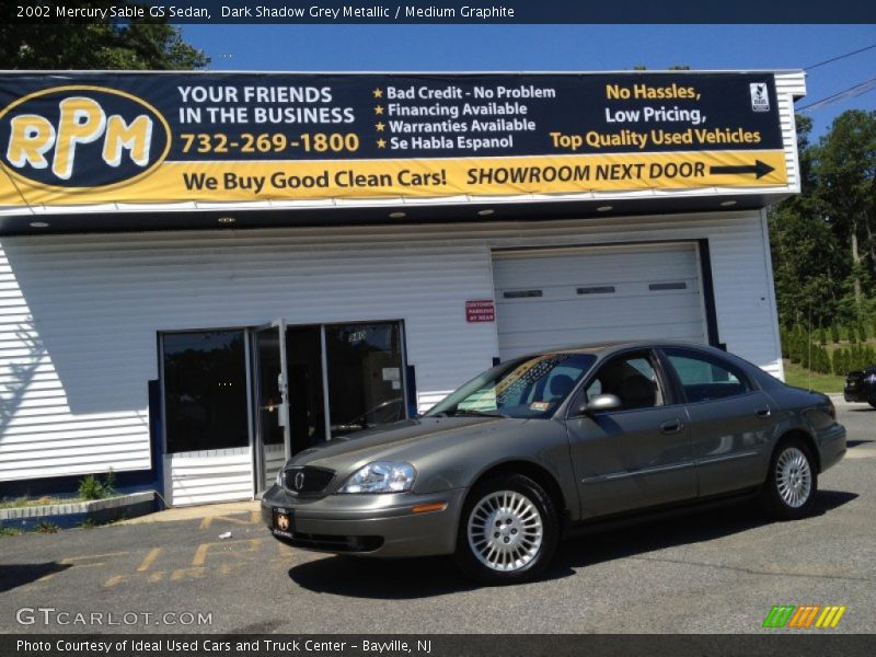Dark Shadow Grey Metallic / Medium Graphite 2002 Mercury Sable GS Sedan