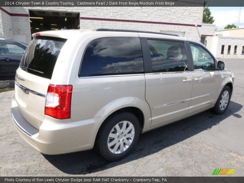 Cashmere Pearl / Dark Frost Beige/Medium Frost Beige 2014 Chrysler Town & Country Touring