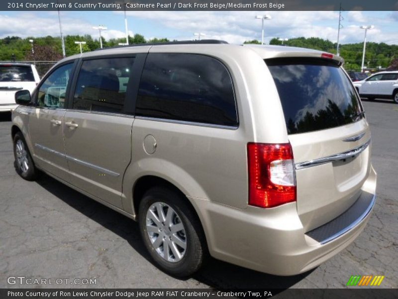 Cashmere Pearl / Dark Frost Beige/Medium Frost Beige 2014 Chrysler Town & Country Touring