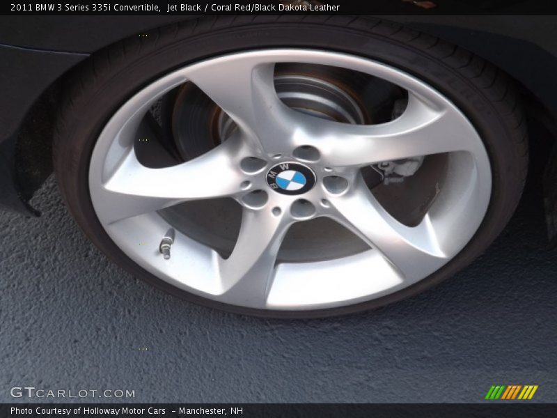 Jet Black / Coral Red/Black Dakota Leather 2011 BMW 3 Series 335i Convertible