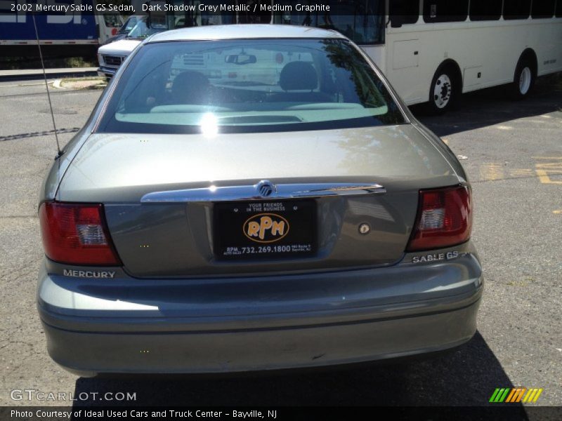 Dark Shadow Grey Metallic / Medium Graphite 2002 Mercury Sable GS Sedan