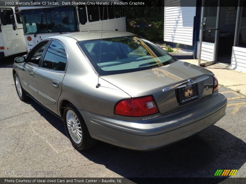 Dark Shadow Grey Metallic / Medium Graphite 2002 Mercury Sable GS Sedan