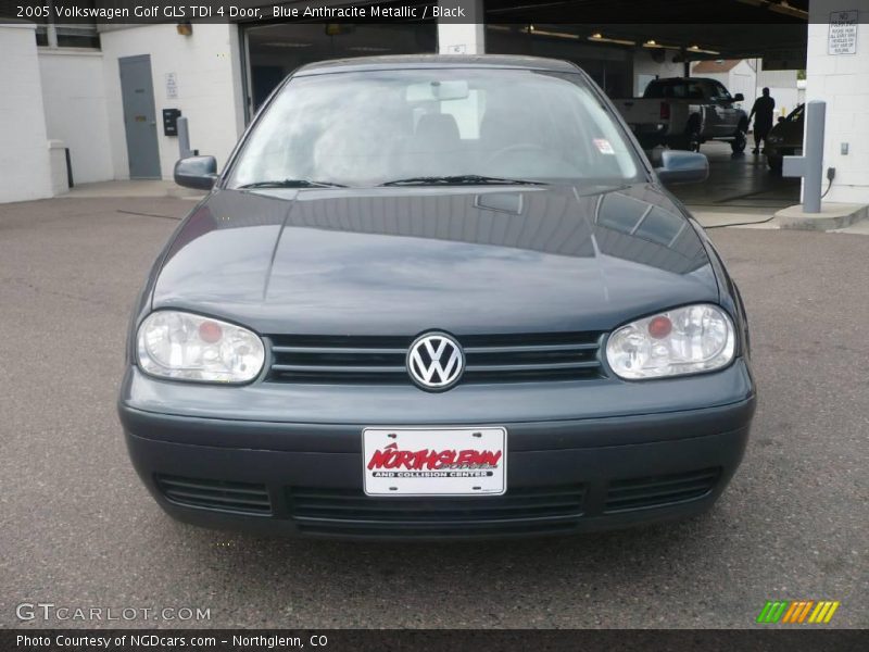 Blue Anthracite Metallic / Black 2005 Volkswagen Golf GLS TDI 4 Door