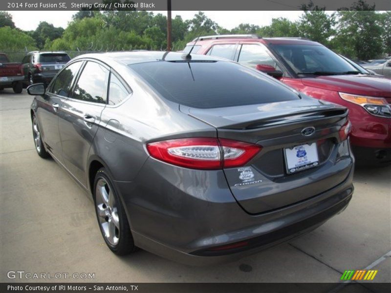 Sterling Gray / Charcoal Black 2014 Ford Fusion SE