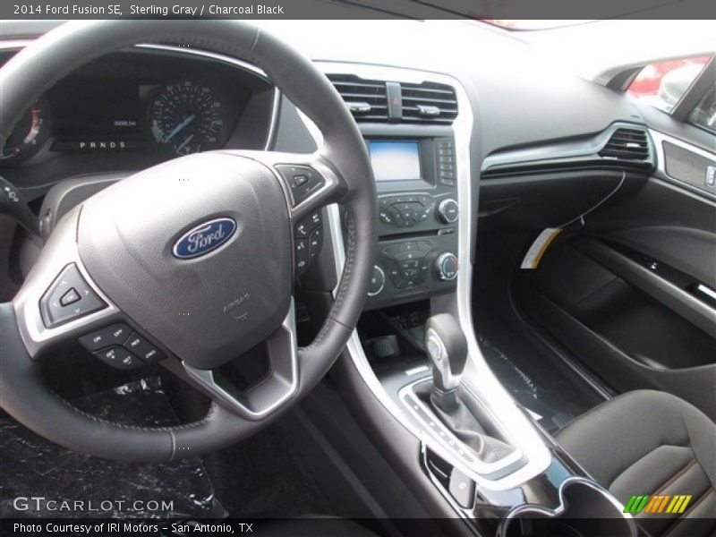 Sterling Gray / Charcoal Black 2014 Ford Fusion SE