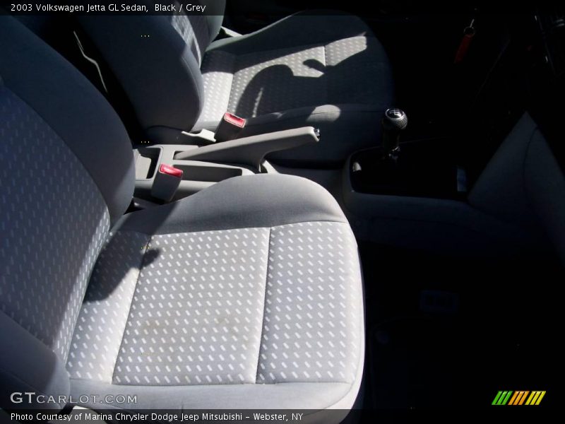 Black / Grey 2003 Volkswagen Jetta GL Sedan