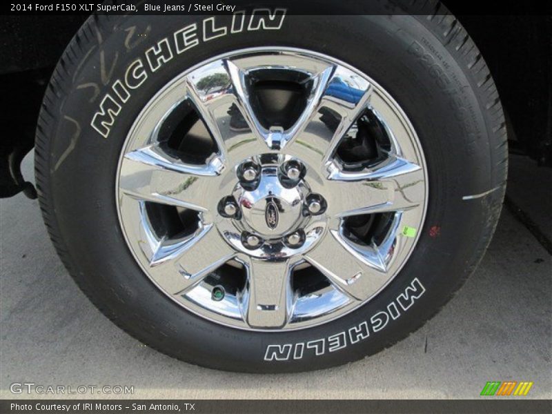 Blue Jeans / Steel Grey 2014 Ford F150 XLT SuperCab