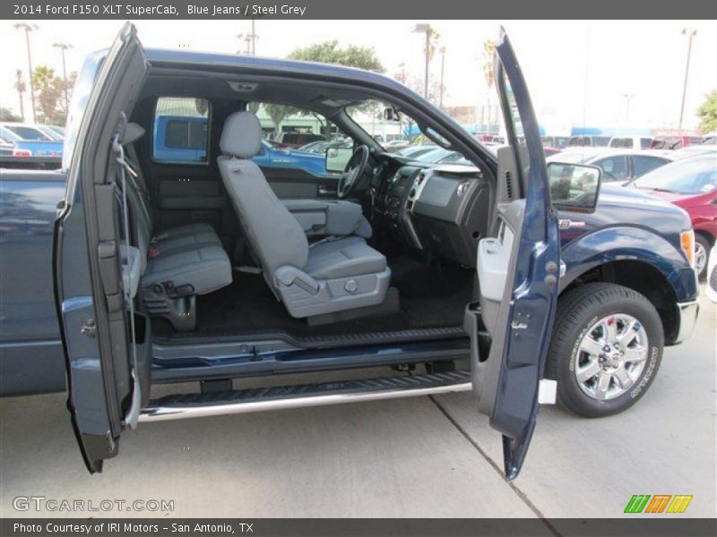 Blue Jeans / Steel Grey 2014 Ford F150 XLT SuperCab