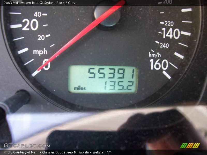 Black / Grey 2003 Volkswagen Jetta GL Sedan
