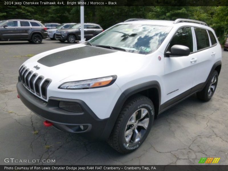 Bright White / Morocco - Black 2014 Jeep Cherokee Trailhawk 4x4