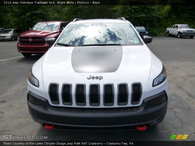 Bright White / Morocco - Black 2014 Jeep Cherokee Trailhawk 4x4