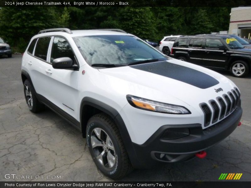 Bright White / Morocco - Black 2014 Jeep Cherokee Trailhawk 4x4