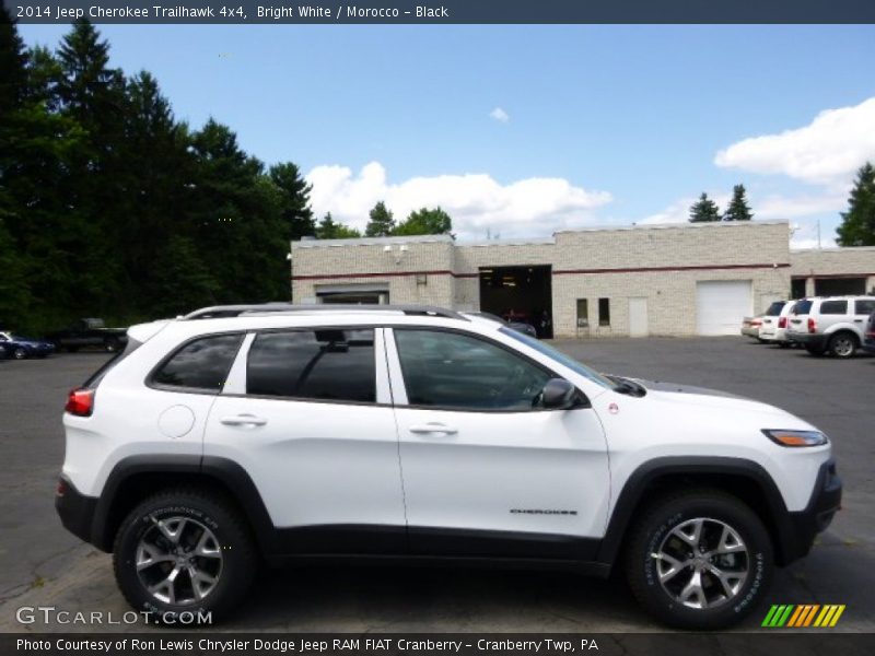 Bright White / Morocco - Black 2014 Jeep Cherokee Trailhawk 4x4