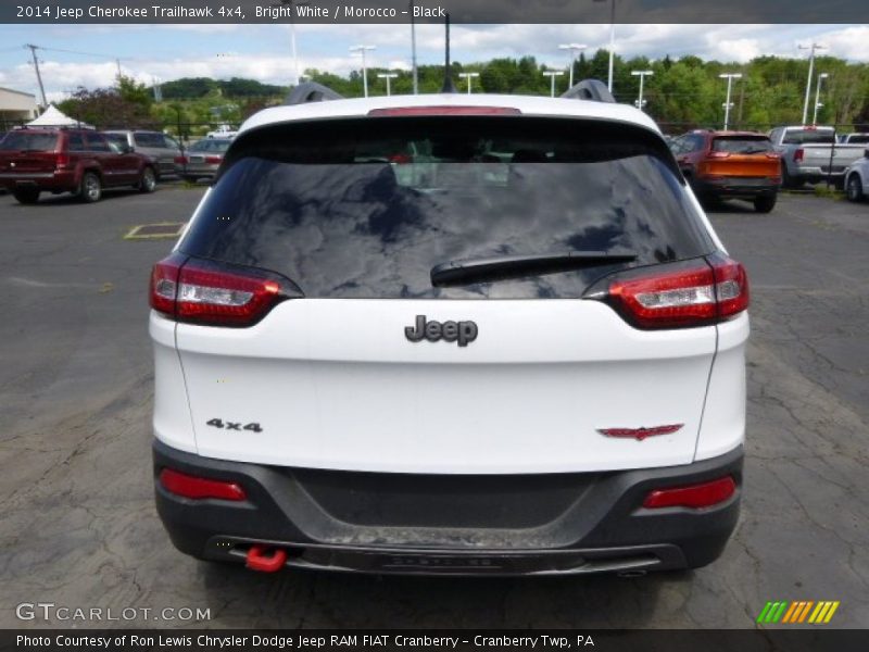 Bright White / Morocco - Black 2014 Jeep Cherokee Trailhawk 4x4