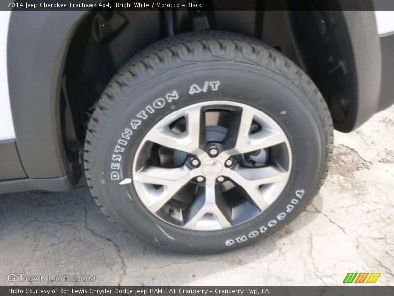 Bright White / Morocco - Black 2014 Jeep Cherokee Trailhawk 4x4