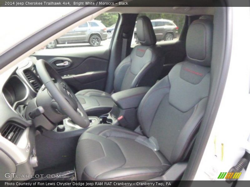 Bright White / Morocco - Black 2014 Jeep Cherokee Trailhawk 4x4