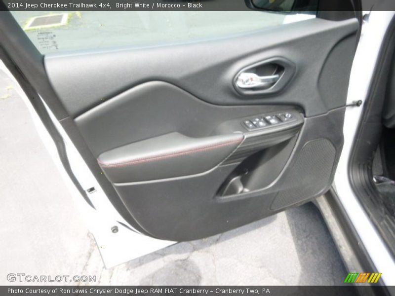 Bright White / Morocco - Black 2014 Jeep Cherokee Trailhawk 4x4