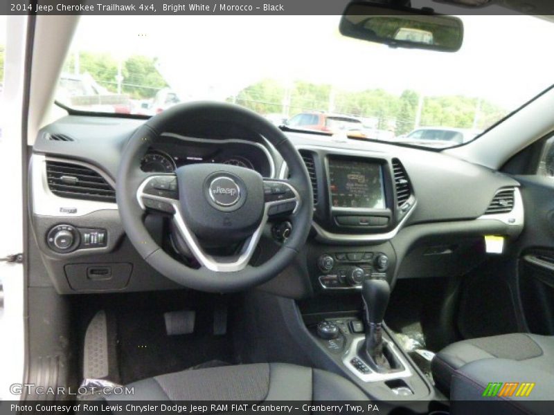 Bright White / Morocco - Black 2014 Jeep Cherokee Trailhawk 4x4