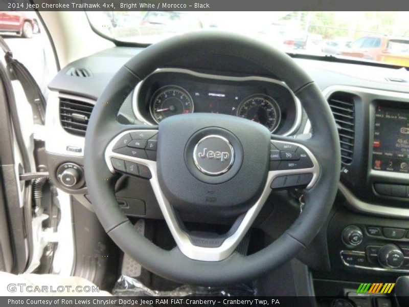 Bright White / Morocco - Black 2014 Jeep Cherokee Trailhawk 4x4