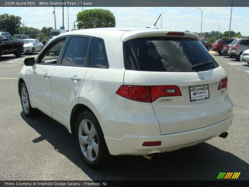 White Diamond Pearl / Taupe 2008 Acura RDX