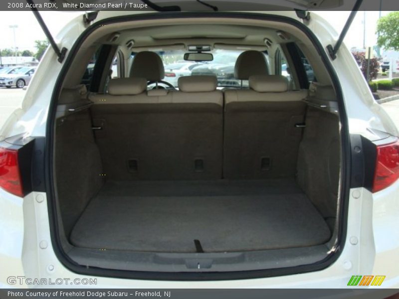 White Diamond Pearl / Taupe 2008 Acura RDX