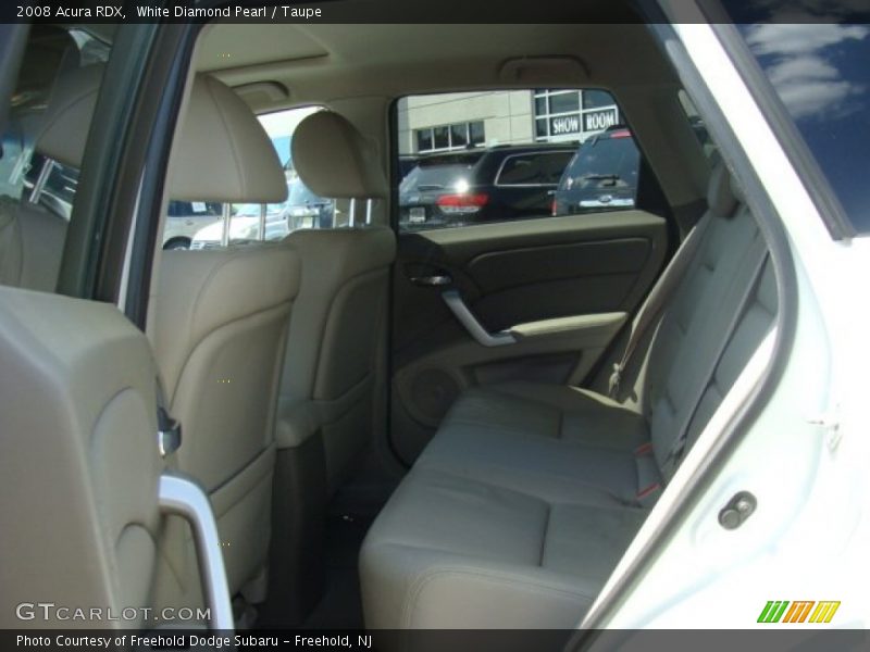 White Diamond Pearl / Taupe 2008 Acura RDX