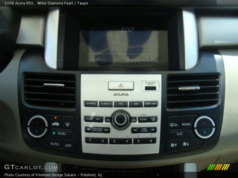 White Diamond Pearl / Taupe 2008 Acura RDX
