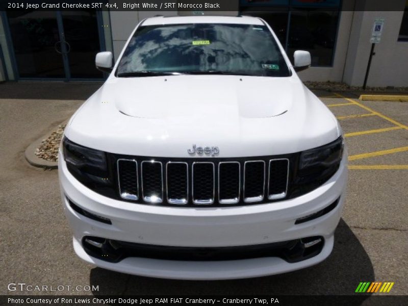 Bright White / SRT Morocco Black 2014 Jeep Grand Cherokee SRT 4x4