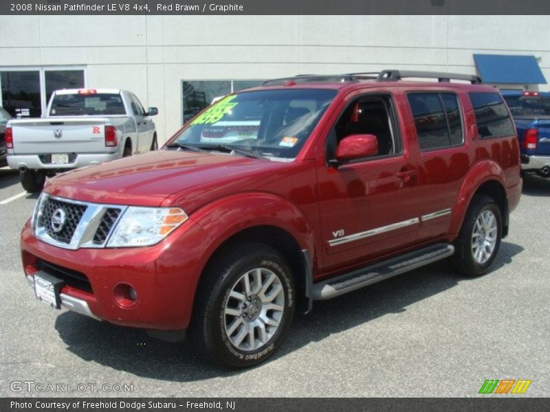 Red Brawn / Graphite 2008 Nissan Pathfinder LE V8 4x4