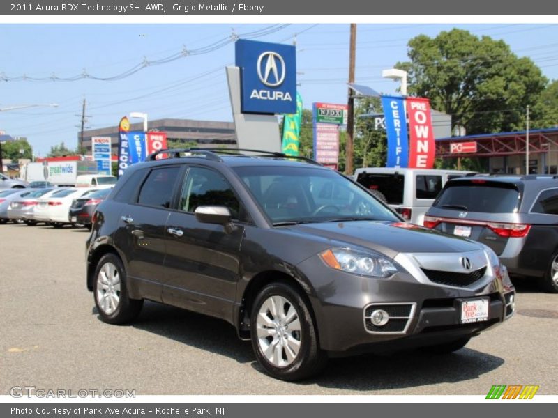 Grigio Metallic / Ebony 2011 Acura RDX Technology SH-AWD