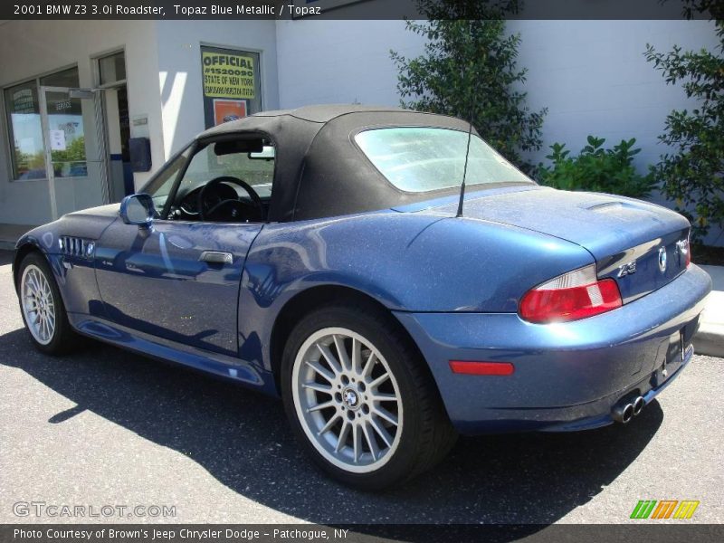  2001 Z3 3.0i Roadster Topaz Blue Metallic