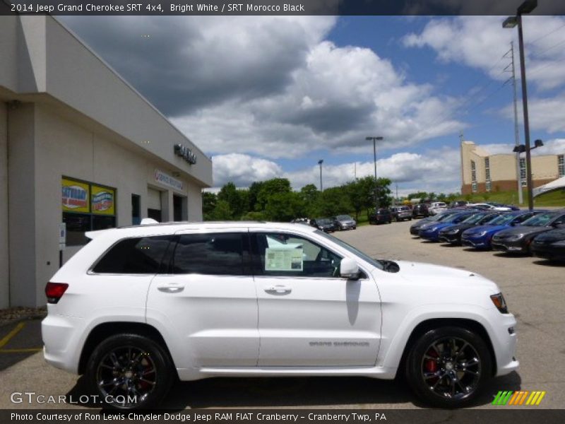 Bright White / SRT Morocco Black 2014 Jeep Grand Cherokee SRT 4x4