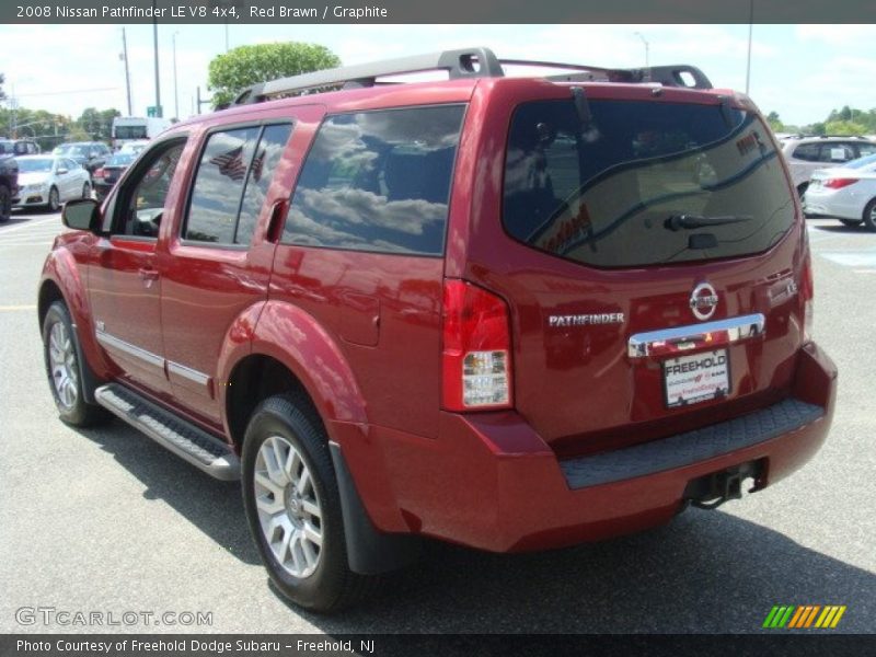 Red Brawn / Graphite 2008 Nissan Pathfinder LE V8 4x4