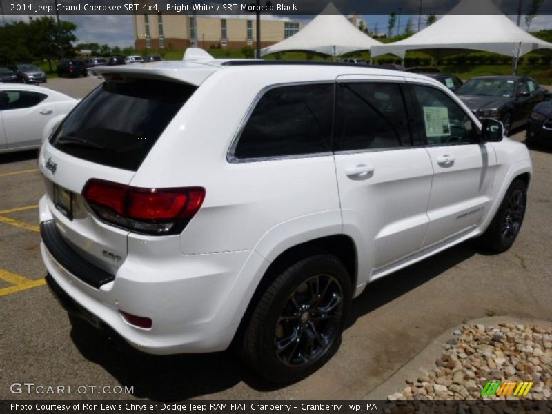 Bright White / SRT Morocco Black 2014 Jeep Grand Cherokee SRT 4x4