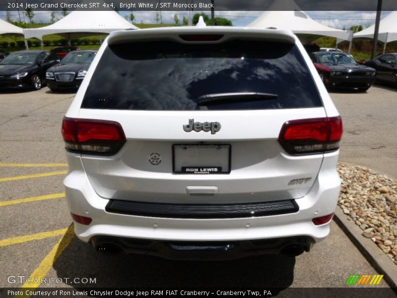 Bright White / SRT Morocco Black 2014 Jeep Grand Cherokee SRT 4x4