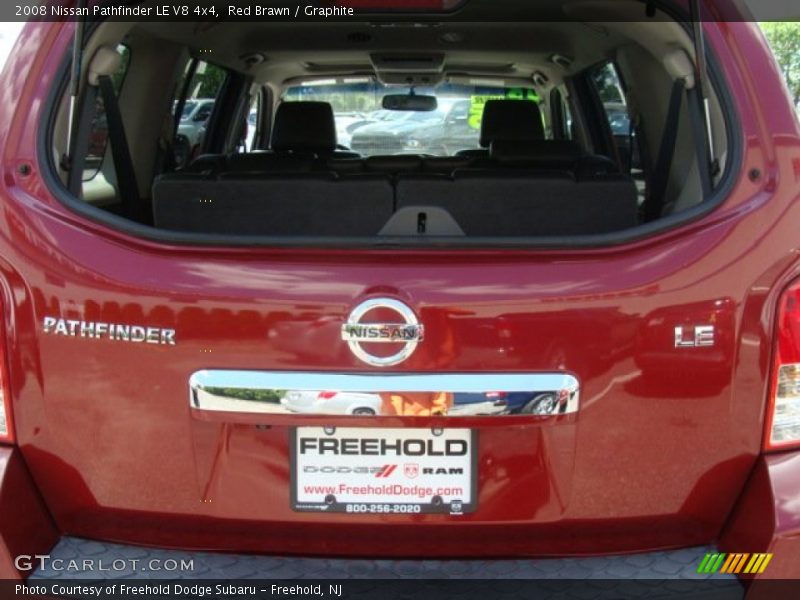 Red Brawn / Graphite 2008 Nissan Pathfinder LE V8 4x4