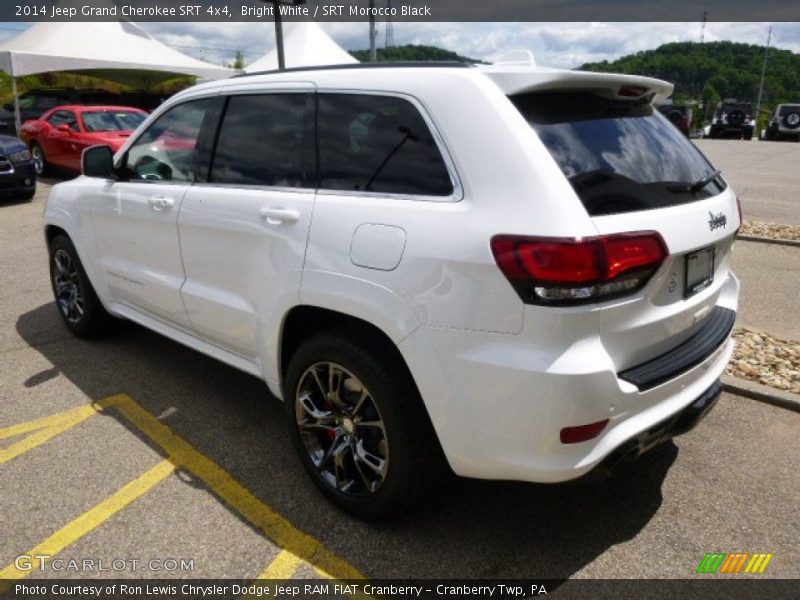 Bright White / SRT Morocco Black 2014 Jeep Grand Cherokee SRT 4x4