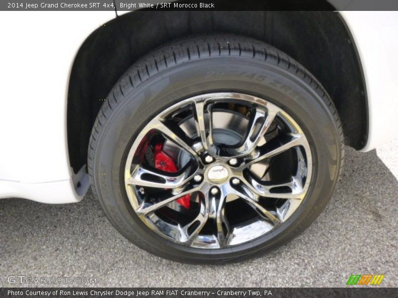 Bright White / SRT Morocco Black 2014 Jeep Grand Cherokee SRT 4x4