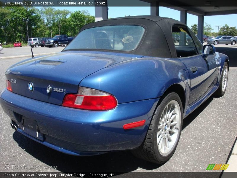  2001 Z3 3.0i Roadster Topaz Blue Metallic