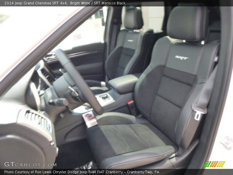 Bright White / SRT Morocco Black 2014 Jeep Grand Cherokee SRT 4x4