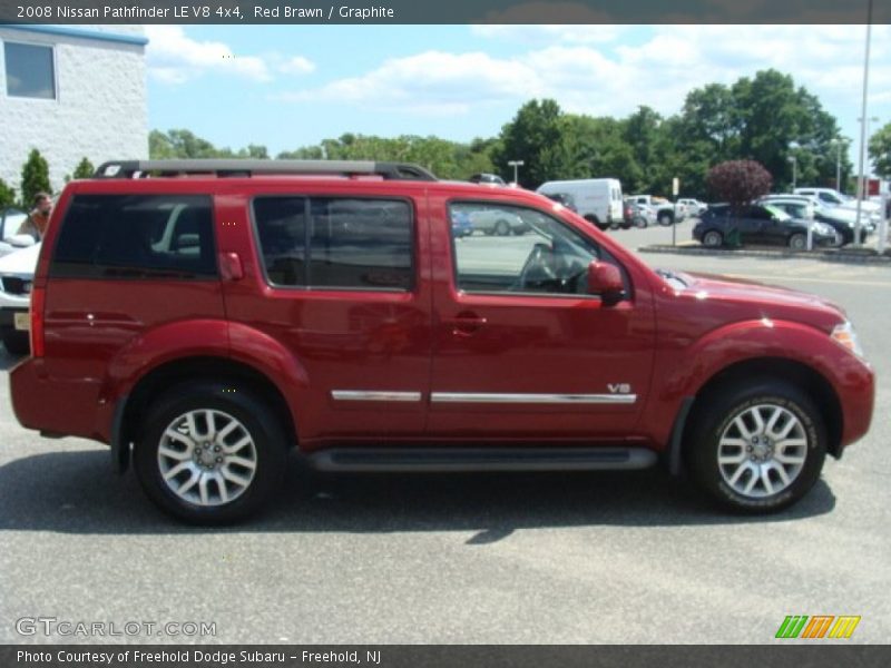 Red Brawn / Graphite 2008 Nissan Pathfinder LE V8 4x4
