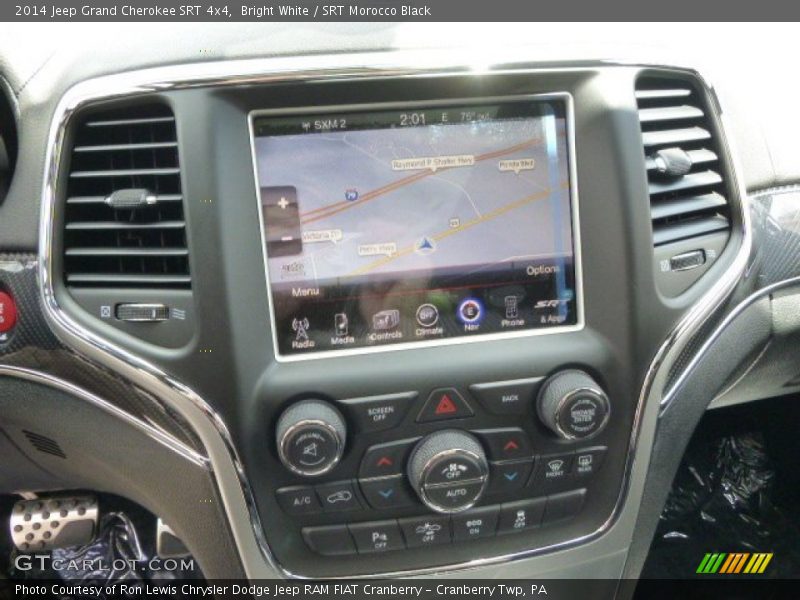Bright White / SRT Morocco Black 2014 Jeep Grand Cherokee SRT 4x4