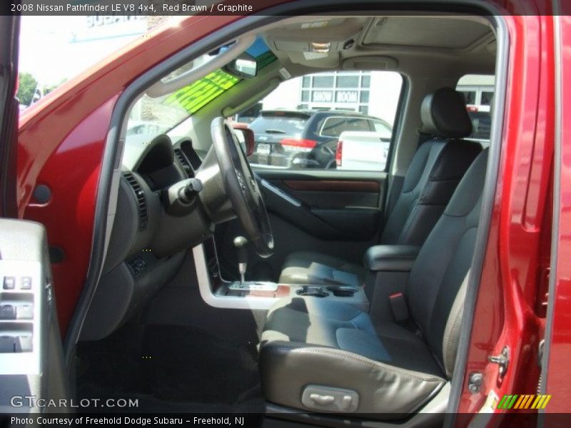 Red Brawn / Graphite 2008 Nissan Pathfinder LE V8 4x4